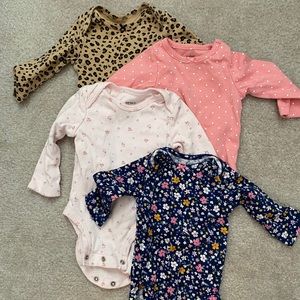 Girls 3 month onesies